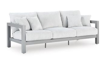 Hurley Park Outdoor Sofa with Cushion - Home Furniture And More (Brentwood, MD)