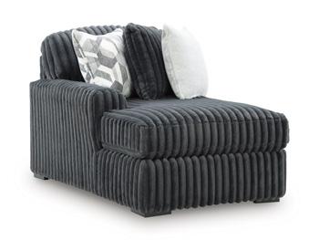 Midnight-Madness Sectional with Chaise - Home Furniture And More (Brentwood, MD)