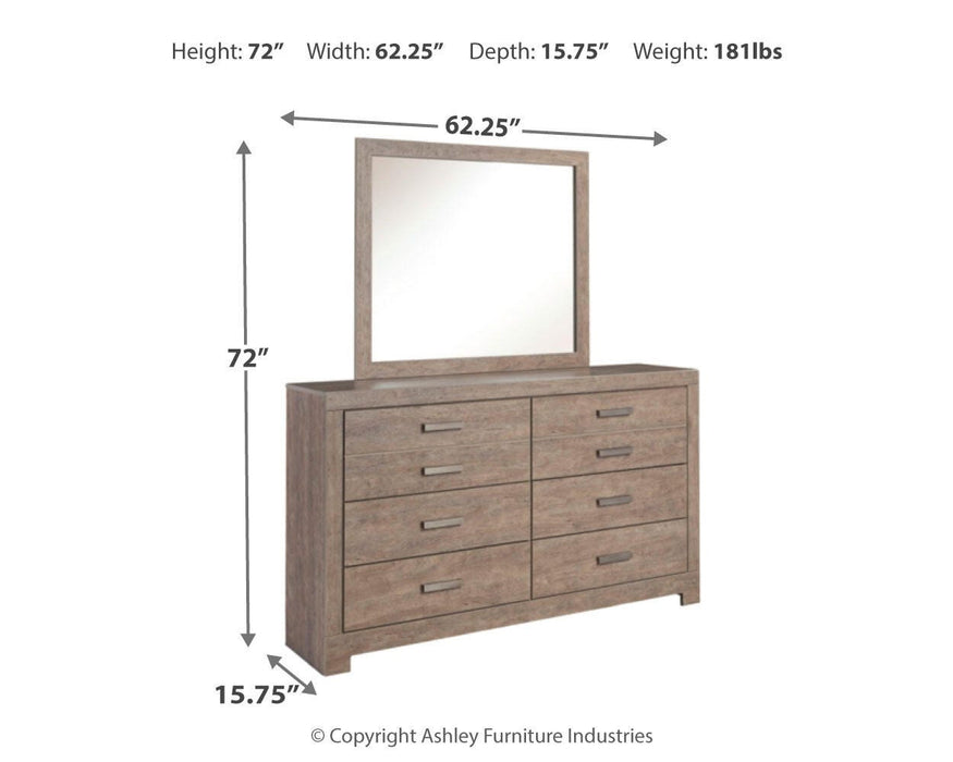 Culverbach Dresser and Mirror - Home Furniture And More (Brentwood, MD)