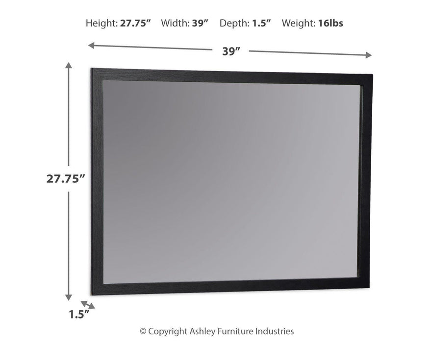 Danziar Bedroom Mirror - Home Furniture And More (Brentwood, MD)