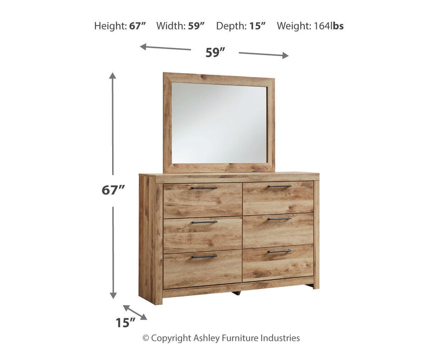 Hyanna Dresser and Mirror - Home Furniture And More (Brentwood, MD)