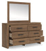 Broachmyn Dresser and Mirror - Home Furniture And More (Brentwood, MD)