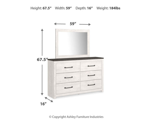 Gerridan Dresser and Mirror - Home Furniture And More (Brentwood, MD)
