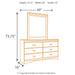 Huey Vineyard Dresser and Mirror - Home Furniture And More (Brentwood, MD)