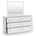 Bostwick Shoals Dresser and Mirror - Home Furniture And More (Brentwood, MD)