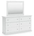 Bostwick Shoals Dresser and Mirror - Home Furniture And More (Brentwood, MD)
