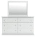 Bostwick Shoals Dresser and Mirror - Home Furniture And More (Brentwood, MD)