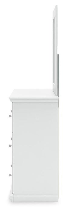 Bostwick Shoals Dresser and Mirror - Home Furniture And More (Brentwood, MD)