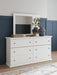 Bostwick Shoals Dresser and Mirror - Home Furniture And More (Brentwood, MD)