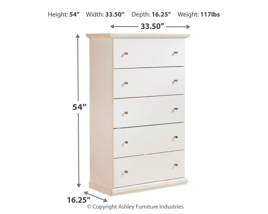 Bostwick Shoals Youth Chest of Drawers - Home Furniture And More (Brentwood, MD)