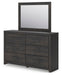 Hollivern Dresser and Mirror - Home Furniture And More (Brentwood, MD)