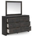 Hollivern Dresser and Mirror - Home Furniture And More (Brentwood, MD)