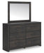 Hollivern Dresser and Mirror - Home Furniture And More (Brentwood, MD)