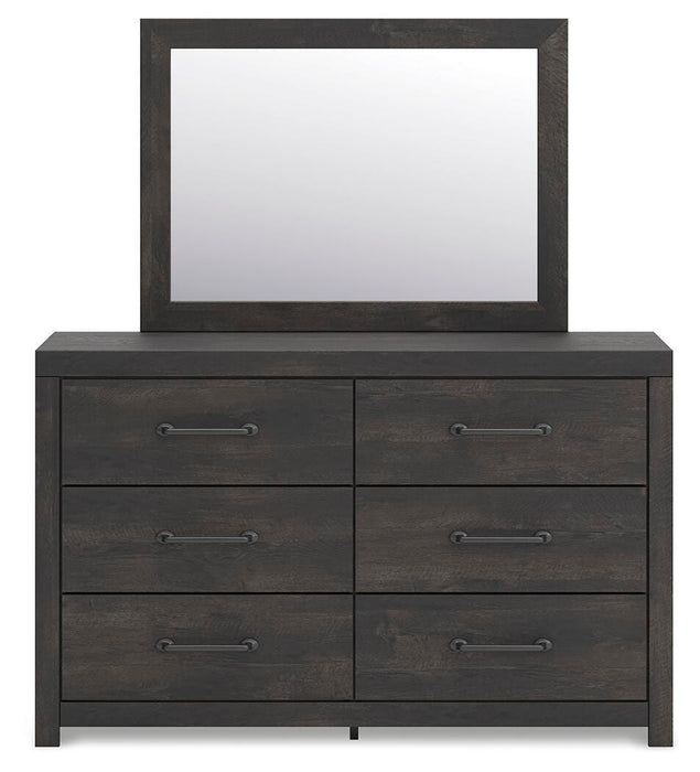 Hollivern Dresser and Mirror - Home Furniture And More (Brentwood, MD)