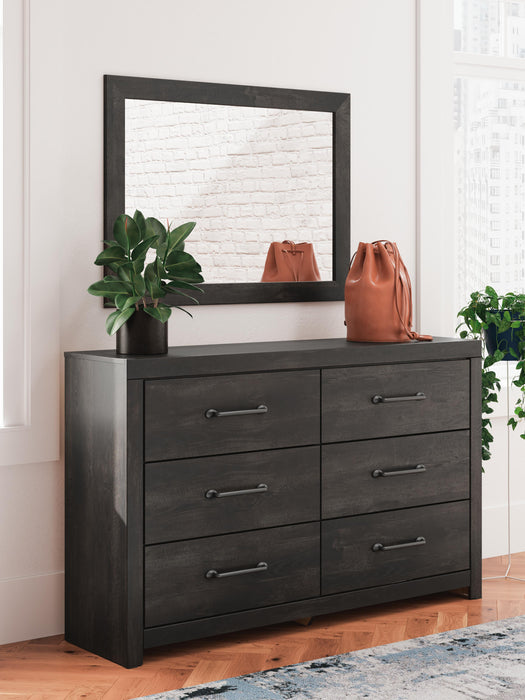 Hollivern Dresser and Mirror - Home Furniture And More (Brentwood, MD)