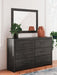 Hollivern Dresser and Mirror - Home Furniture And More (Brentwood, MD)