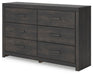 Hollivern Dresser and Mirror - Home Furniture And More (Brentwood, MD)