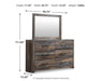 Drystan Dresser and Mirror - Home Furniture And More (Brentwood, MD)