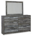 Baystorm Dresser and Mirror - Home Furniture And More (Brentwood, MD)