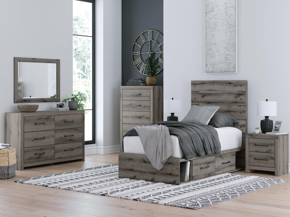 Graystorm Bed with Storage - Home Furniture And More (Brentwood, MD)