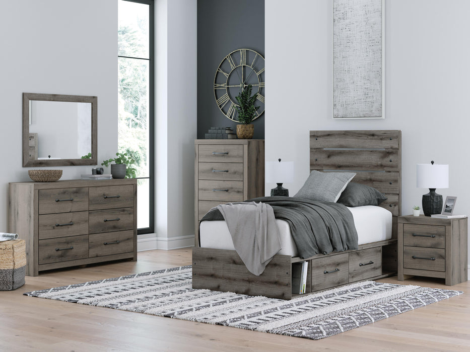 Graystorm Bed with Storage - Home Furniture And More (Brentwood, MD)