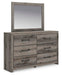 Graystorm Dresser and Mirror - Home Furniture And More (Brentwood, MD)