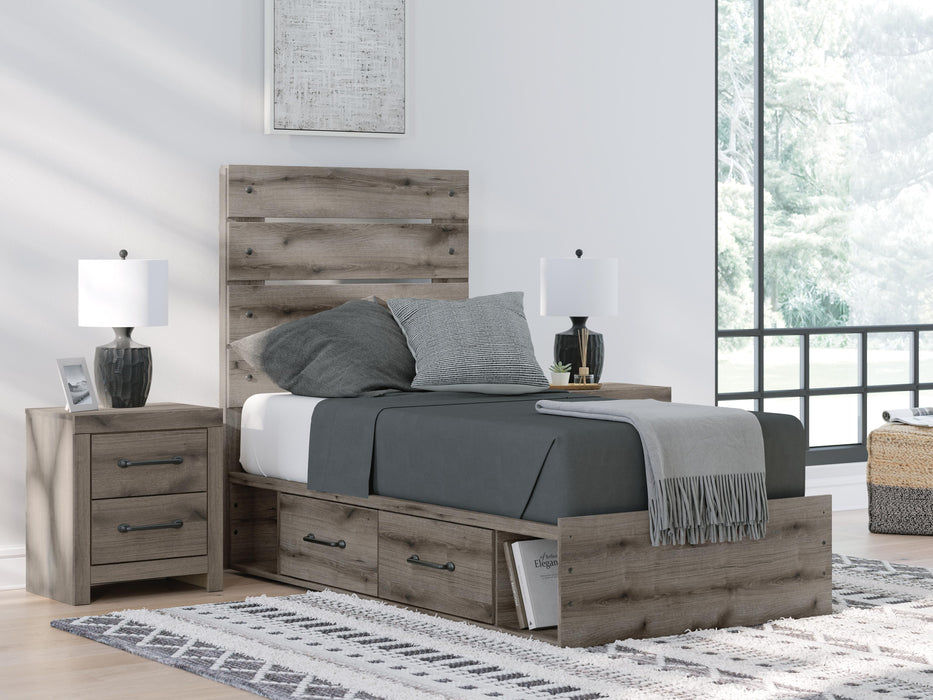 Graystorm Bed with Storage - Home Furniture And More (Brentwood, MD)