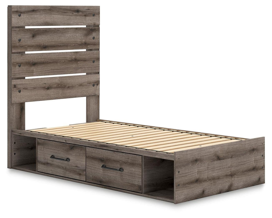 Graystorm Bed with Storage - Home Furniture And More (Brentwood, MD)