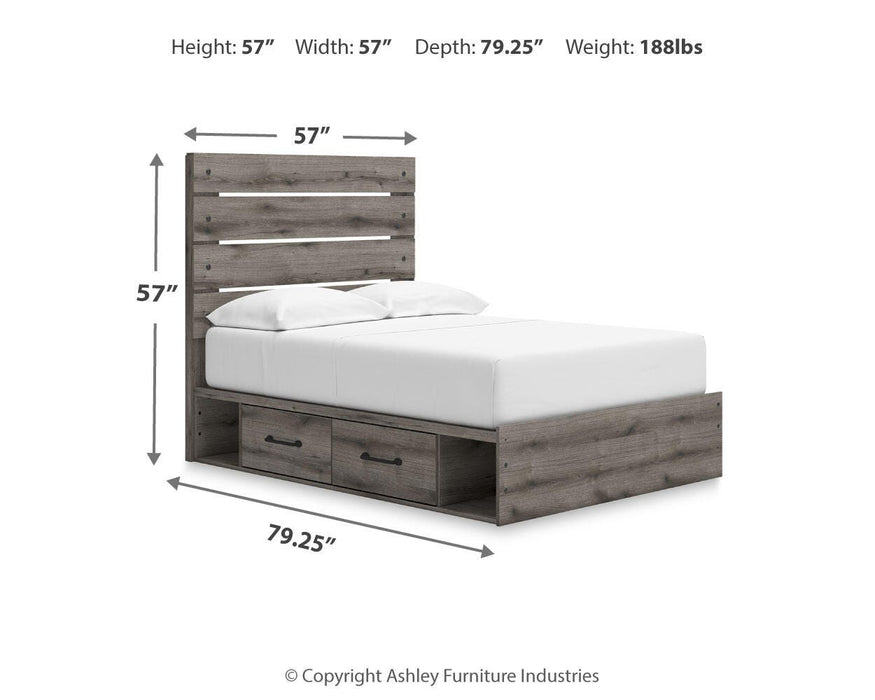 Graystorm Bed with Storage - Home Furniture And More (Brentwood, MD)