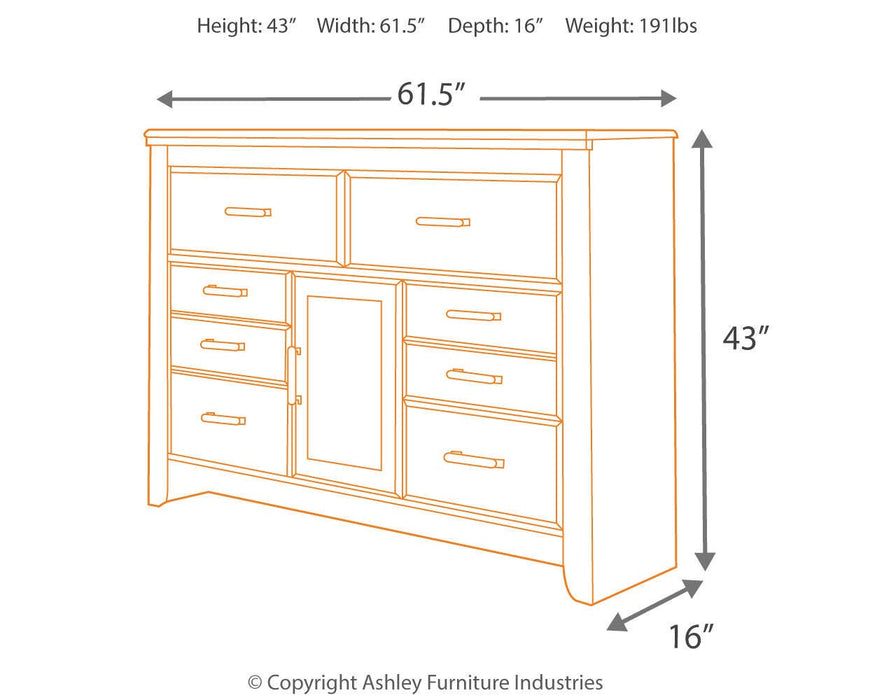 Juararo Dresser - Home Furniture And More (Brentwood, MD)