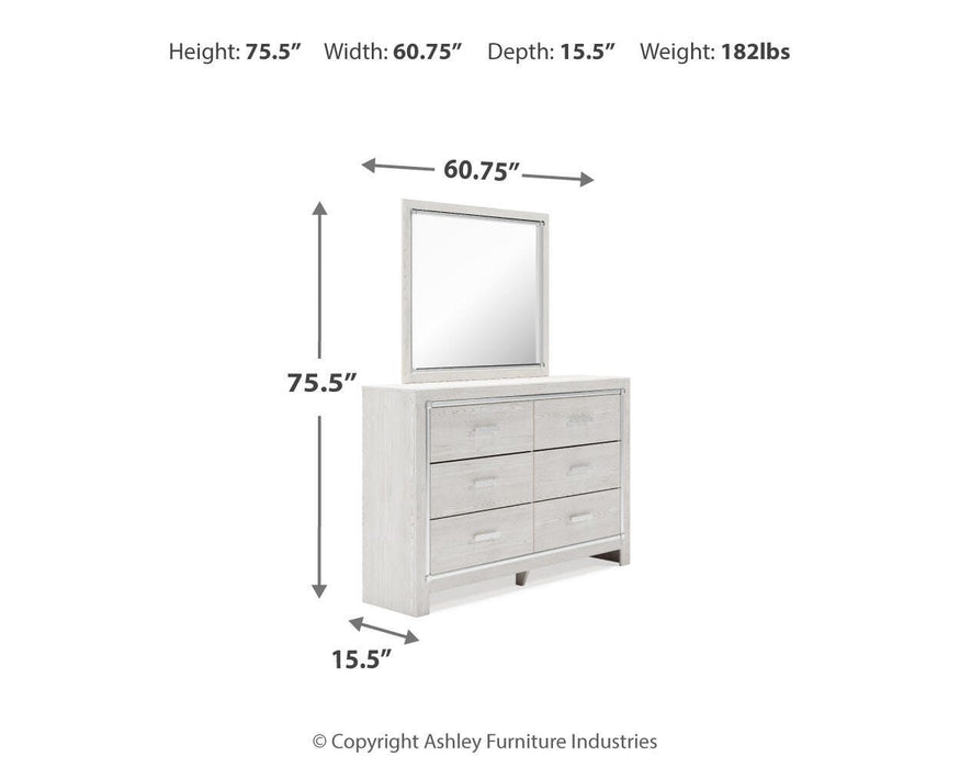 Altyra Dresser and Mirror - Home Furniture And More (Brentwood, MD)