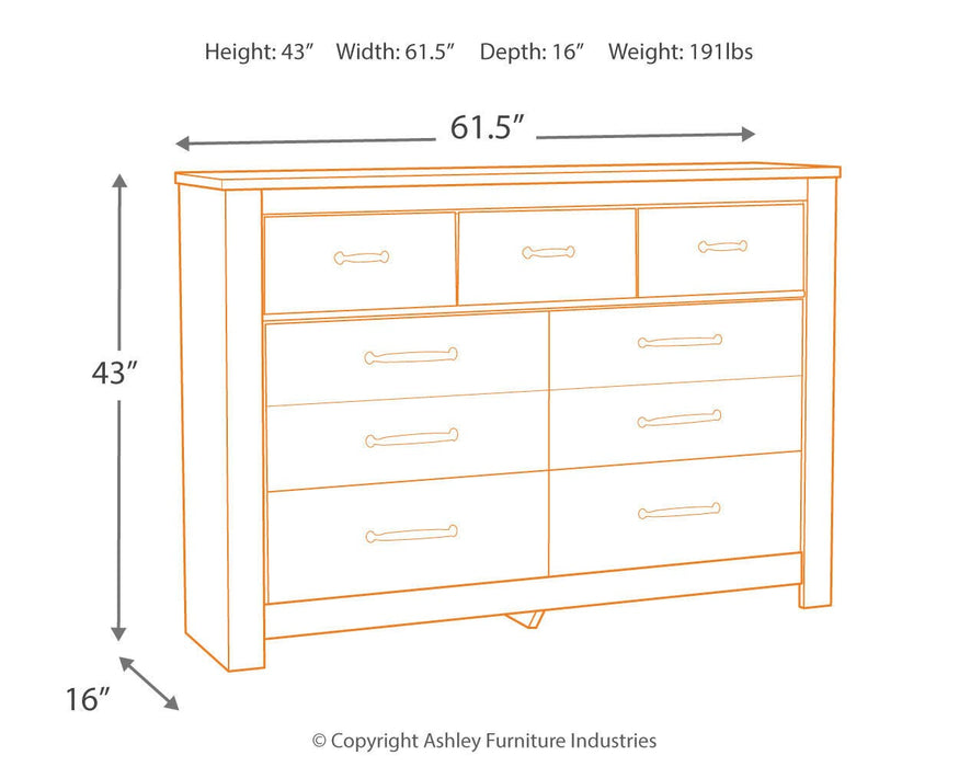 Bellaby Dresser - Home Furniture And More (Brentwood, MD)