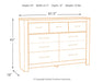 Bellaby Dresser - Home Furniture And More (Brentwood, MD)