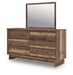 Chirason Dresser and Mirror - Home Furniture And More (Brentwood, MD)