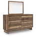 Chirason Dresser and Mirror - Home Furniture And More (Brentwood, MD)