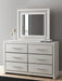 Zuraleus Dresser and Mirror - Home Furniture And More (Brentwood, MD)