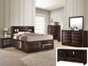 EMILY K CAPTAINS BED HB/FB D.CHERRY - Home Furniture And More (Brentwood, MD)