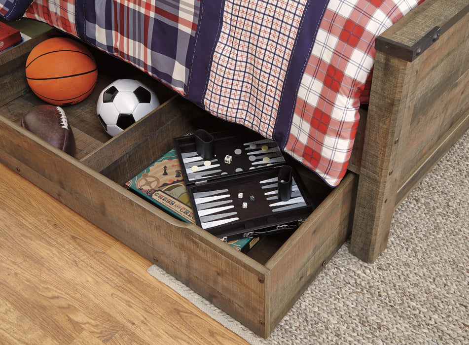 Trinell Bed with Storage - Home Furniture And More (Brentwood, MD)