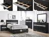 REGATA DRESSER BLACK/SILVER - Home Furniture And More (Brentwood, MD)