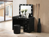 Morgan Vanity Black - Home Furniture And More (Brentwood, MD)