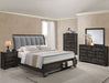 JAYMES KING STORAGE BED HEADBOARD - Home Furniture And More (Brentwood, MD)