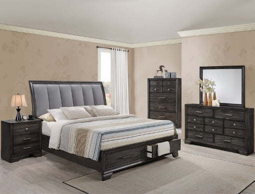JAYMES QUEEN STORAGE BED HB - Home Furniture And More (Brentwood, MD)