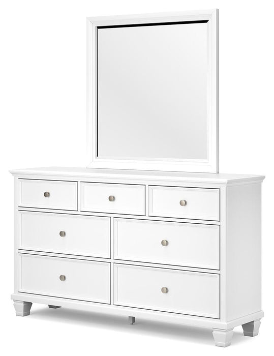 Fortman Dresser and Mirror - Home Furniture And More (Brentwood, MD)