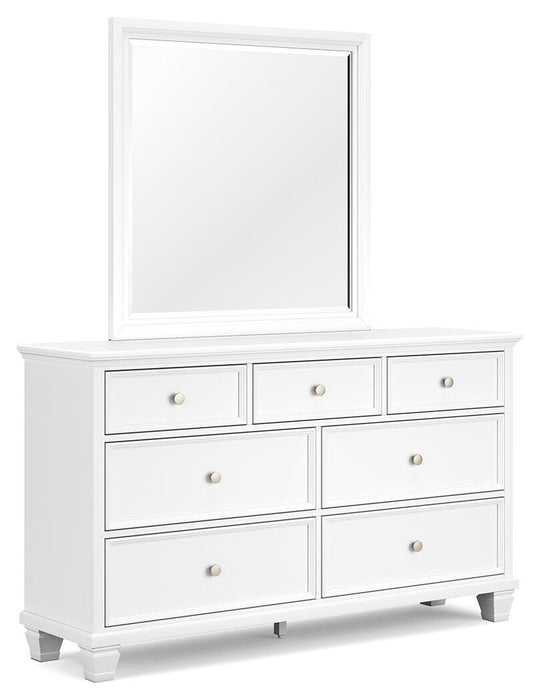 Fortman Dresser and Mirror - Home Furniture And More (Brentwood, MD)
