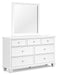 Fortman Dresser and Mirror - Home Furniture And More (Brentwood, MD)