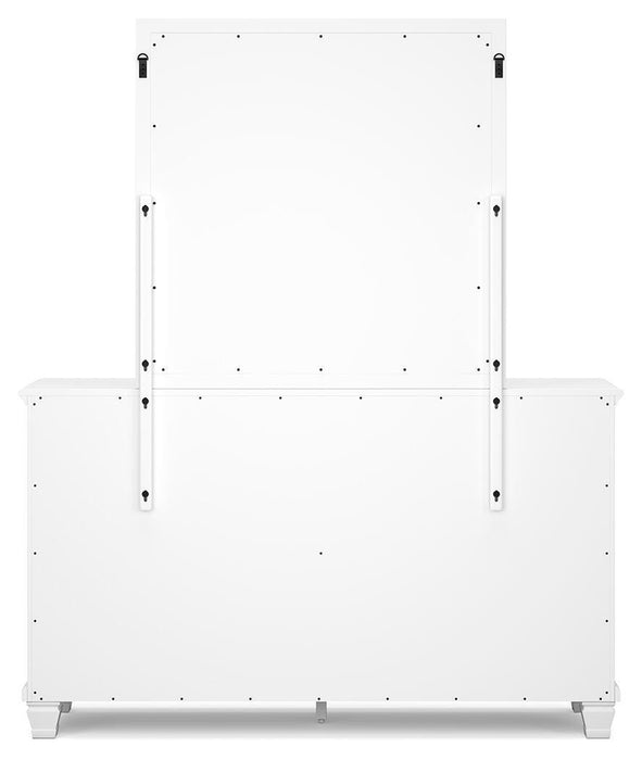Fortman Dresser and Mirror - Home Furniture And More (Brentwood, MD)