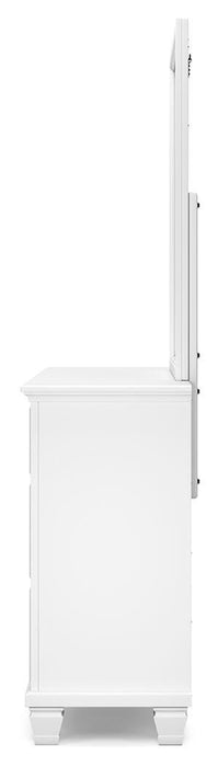 Fortman Dresser and Mirror - Home Furniture And More (Brentwood, MD)