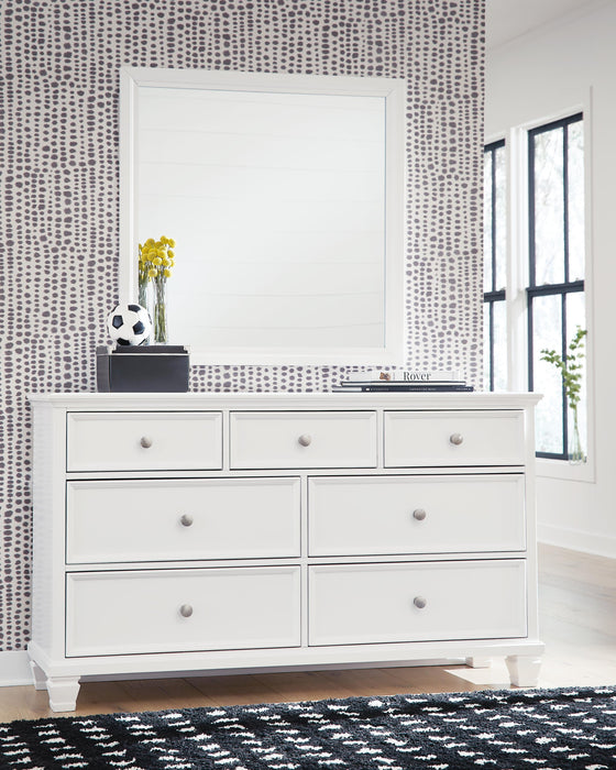 Fortman Dresser and Mirror - Home Furniture And More (Brentwood, MD)