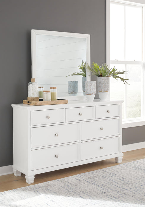 Fortman Dresser and Mirror - Home Furniture And More (Brentwood, MD)