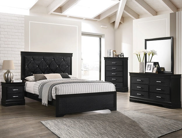 AMALIA DRESSER BLACK - Home Furniture And More (Brentwood, MD)